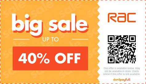coach rac discount code